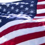 Amerikanische Flagge 2016 mit 50 Sternen