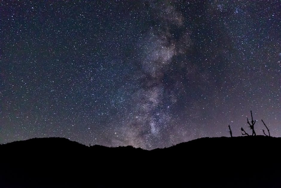 Sterne am Nachthimmel sichtbar machen